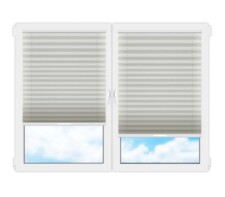 Плиссе (шторы, жалюзи) аскона св бежевый цена. Купить в «Мастерская Жалюзи»