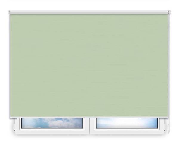 Стандартные рулонные шторы Лусто-светло-зеленый цена. Купить в «Мастерская Жалюзи»