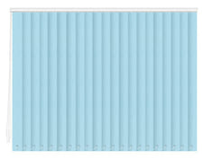 Тканевые вертикальные жалюзи Флора-голубой цена. Купить в «Мастерская Жалюзи»