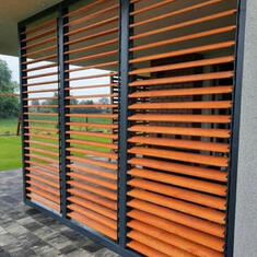 Деревянные жалюзи для террасы Деревянные жалюзи для террасы цена. Купить в «Мастерская Жалюзи»