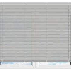 Алюминиевые горизонтальные жалюзи серые №56-перфорация