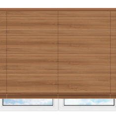 Бамбуковые горизонтальные жалюзи - 303 натуральный