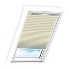 Плиссе мансардные (шторы, жалюзи) леванто кремовый