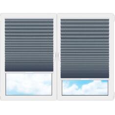 Плиссе (шторы, жалюзи) мун б.о графит