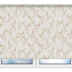 Стандартные рулонные шторы Амальфи кремово-золотой